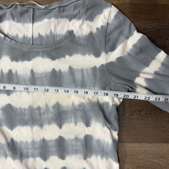 Peruvian Connection Maxi Dress Large Beachcomber Long Sleeve Stripe Tie Dye - Picture 3 of 9